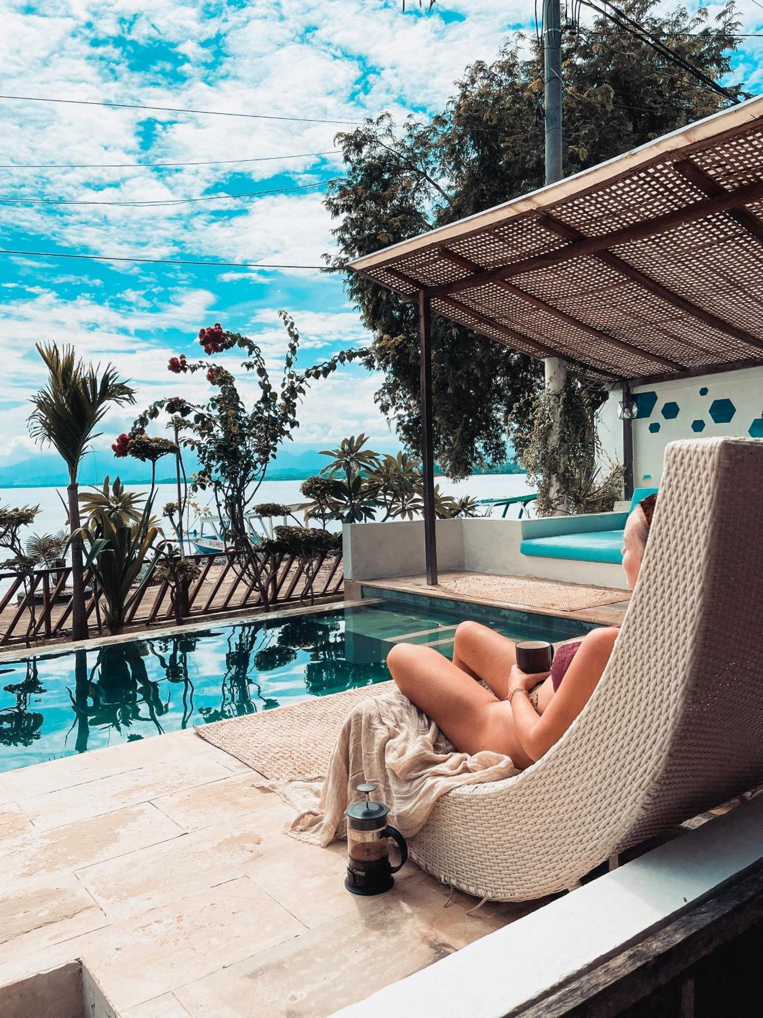 גילי אייר Serenity Luxurious Beachfront Villa & Spa With Private Infinity Pool, 8 Guests מראה חיצוני תמונה